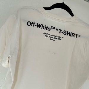 ☃️ Off- White T Shirt from 2019 Virgil Abloh ⛄️